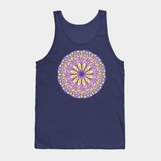 Yellow Mandala Tank Top